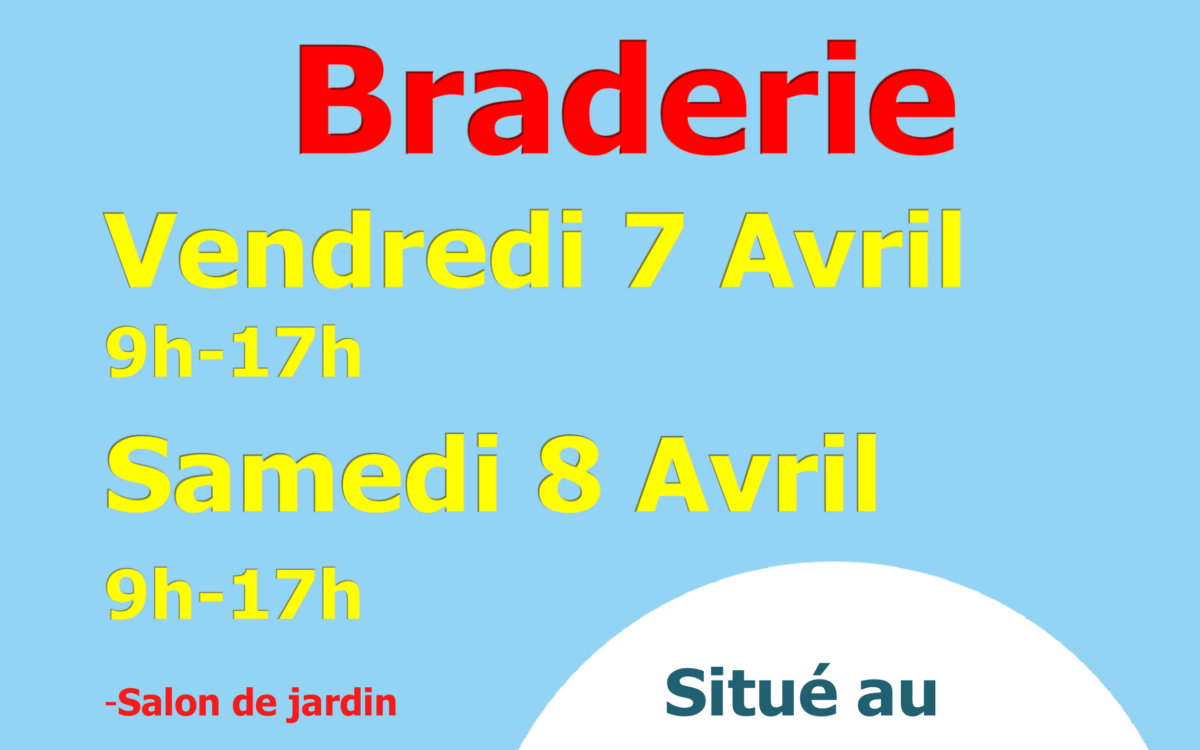 La grande braderie arrive prochainement à Deo&#8217;Recycle ! Saint-Dié-des-Vosges
