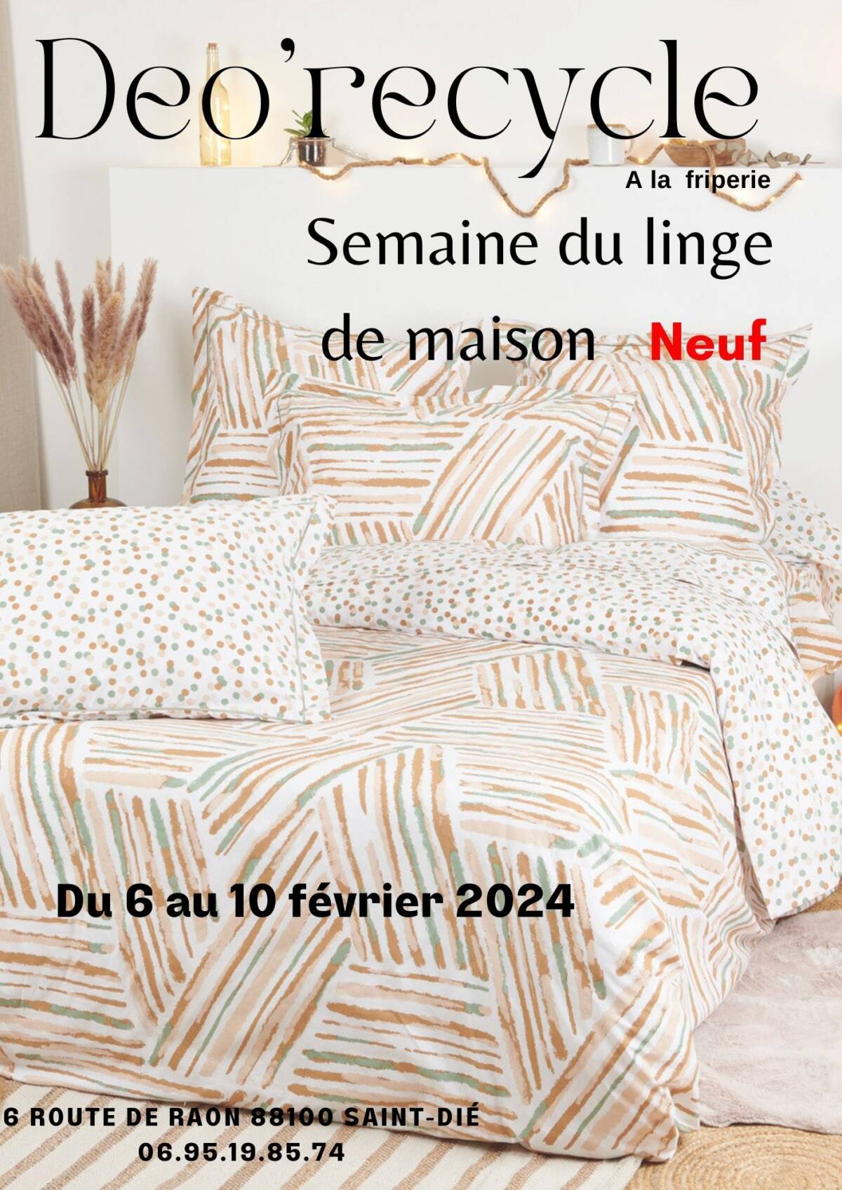 Vente exceptionnelle de linge de maison Neuf et ancien Sarrebourg 0